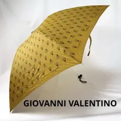 GIOVANNI VALENTINO 折りたたみ傘 晴雨兼用 イエロー 総柄のサムネイル