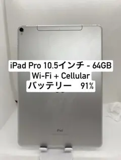 バッテリー100%】iPad Pro (10.5インチ) 64GB 【極美品】 - メルカリ