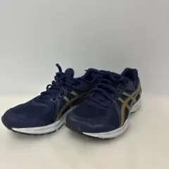 25cm ASICS 신발 네이비×골드