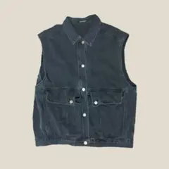 ノースリーブデニムジャケット デニムベスト