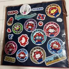 【新品未使用】大阪関西万博　ミャクミャク＆サンリオコラボ　ショッピングバッグ