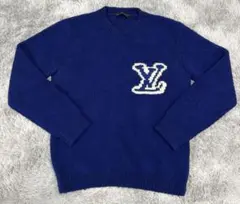 ルイ・ヴィトン LV インターシャ クルーネック（ブルー）のサムネイル