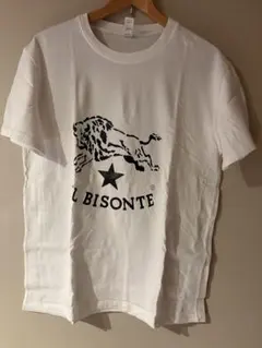 【美品】IL BISONTE イルビゾンテ バイソンロゴ Tシャツ Mサイズのサムネイル