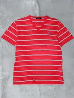 BURBERRY バーバリー ロゴ 刺繍 ボーダー 半袖 Tシャツ カットソー