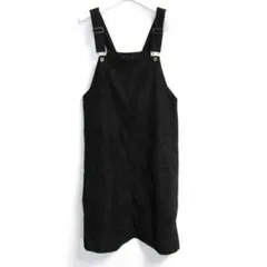 OLIVE des OLIVE＊黒ジャンパースカート＊F＊美シルエット＊ロング丈のサムネイル
