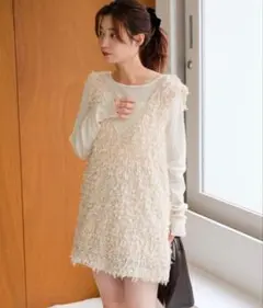 ♡ Kastane ファーロングベスト 裏地なし ♡