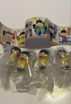 おそ松さんスイング　ガチャガチャ　十四松4体セット