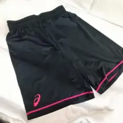 ASICS バスケットボールパンツ ブラック/ピンク