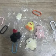 猫原商店の愉快な仲間たち　マスコットフィギュア全5種コンプリート品