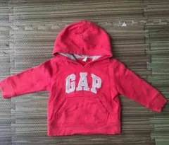 GAP 赤 フード付きトレーナー　90サイズ