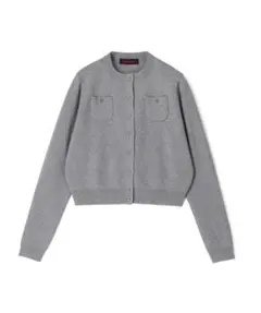 CABAN コットンカシミア クルーネックカーディガン　XS