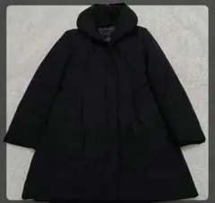 UNIQLO 黒 フード付き ダウンジャケット