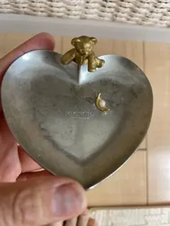 MIKIMOTO ハート型ベアモチーフ ミキモト ジュエリートレイ - メルカリ
