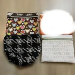 LeSportsac ハート柄ポーチ3点セット