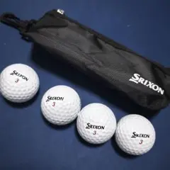 SRIXON ／ZSTAR XV 4球 ＆ ボールポーチ ／ 新品未使用品