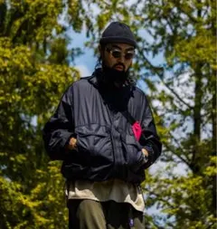 Mountain Wind Parka 黒 nanamica N24FA057