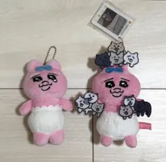 おぱんちゅうさぎ　ぬいぐるみ　キーホルダー　猫