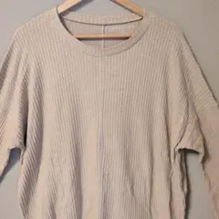 長袖ニット✨️AMERICAN EAGLE オーバーシルエット ワッフル編みのサムネイル