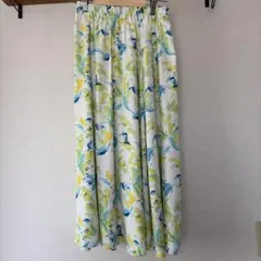 花柄ロングフレアスカート DoCLASSE　9号のサムネイル