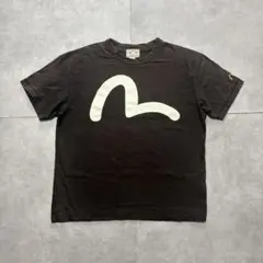 EVISU カモメ ロゴ ブラック 迷彩 Tシャツ 短丈 Y2K アーカイブ - メルカリ