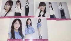 佐藤璃果　松尾美佑　矢久保美緒　乃木坂　リアミ　肩あきトップス　生写真　コンプ