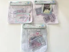 プリキュア一番くじ H賞ジッパーバッグ＆ステッカープリキュア5コンプリートセット