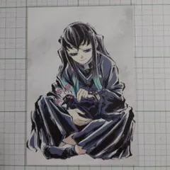 ②鬼滅の刃　全集中展　幕間画ポストカード　時透無一郎