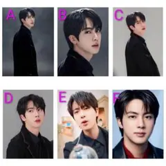 《JIN-45》BTS L版写真 ソクジン 6枚セット