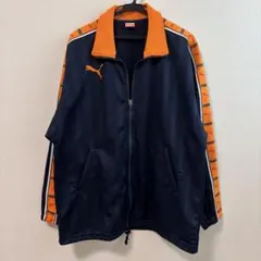 希少　PUMA ジャージ　ネイビー　オレンジ　SSサイズ 匿名発送　即購入OK