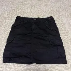 カーゴミニスカート ブラック