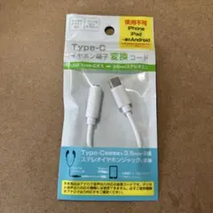 USB Type-C to 3.5mm変換コード RE-31A