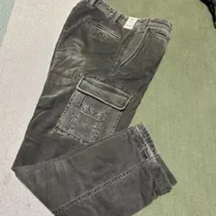PT ICON☆グレーコーデュロイ☆カーゴパンツ☆48.
