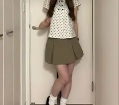 kerryドットダブルブレストトップス