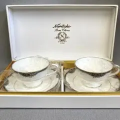 【H】希少✨Noritake カップ ソーサー　2客セット　美品　未使用