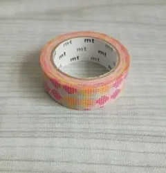 mt 1Ｐ　Decoチェッカーズストライプ・ピンク　マスキングテープのサムネイル