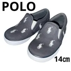 ゆ*う様 ポロ　ラルフローレン　POLO キッズ　スリッポン　14センチ