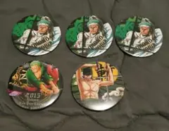 公*o様 ワンピース ロロノア・ゾロ 缶バッジ 5個セット