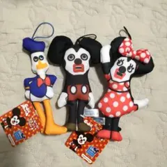 キュービックマウス ミッキー ミニー ドナルド へなへなマスコット 3個セット