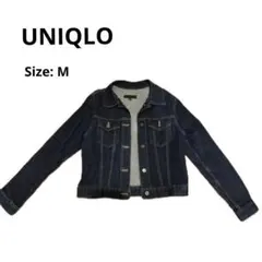 UNIQLO ダークブルー デニムジャケット 184537