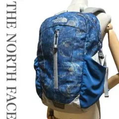 希少　ノースフェイス　リュックサック　バックパック　TELLUS20 総柄ブルー