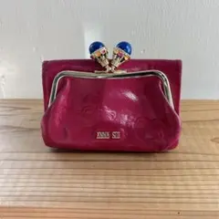 ANNA SUI 二つ折り財布 がま口 ピンクのサムネイル