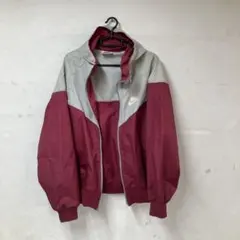 NIKE ナイキ 極美品　ナイロンジャケット　ロゴ　赤　バイカラー　完売品 NIKE ナイキ 極美品 ナイロンジャケット ロゴ 赤 バイカラー 完売品