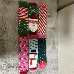 クリスマスデザイン ソックス 6足セット