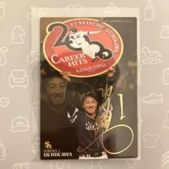福岡ソフトバンクホークス　内川聖一　プロ野球チップス　金箔サインカード　2018