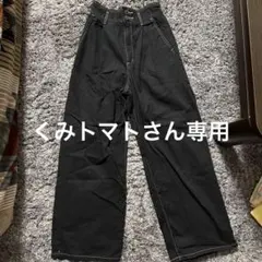 GU ブラック ワイドパンツ Sサイズのサムネイル