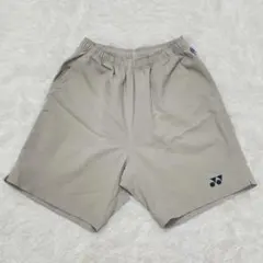 ヨネックス バドミントンパンツ グレージュ　ショートパンツ　【Ｓ】　ポリ