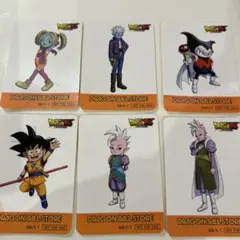 ドラゴンボールストア　購入時　ノベルティステッカー　コンプリート　6枚