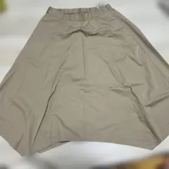 ベージュ フレアスカート Lサイズ
