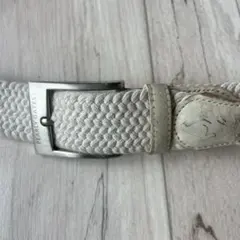 PEARLY GATES メッシュベルト ホワイトのサムネイル