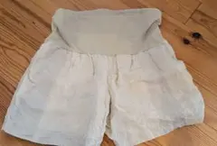無印良品 マタニティ リネン混 ショートパンツ Mのサムネイル